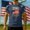 Dark Blue, variant on Hogleaql Men's American USA Flag Patriotic T-Shirts Crewneck 4th Of July Shirts Short Sleeve Independence Day USA Graphic Men's Casual T-Shirts Dark Gray 4XL
