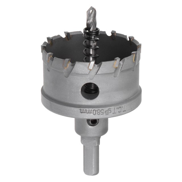 Unique Bargains Carbide Hole Saw Cutter Drill Bit for Stainless Steel Alloy, 58mm