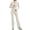Beige, variant on Women's 2 Piece Set Long Sleeve Jacket & Ankle Length Workout Flare Leggings Casual Matching Outfit Tracksuit Sweatsuit Athletic Gym Yoga Outfit S