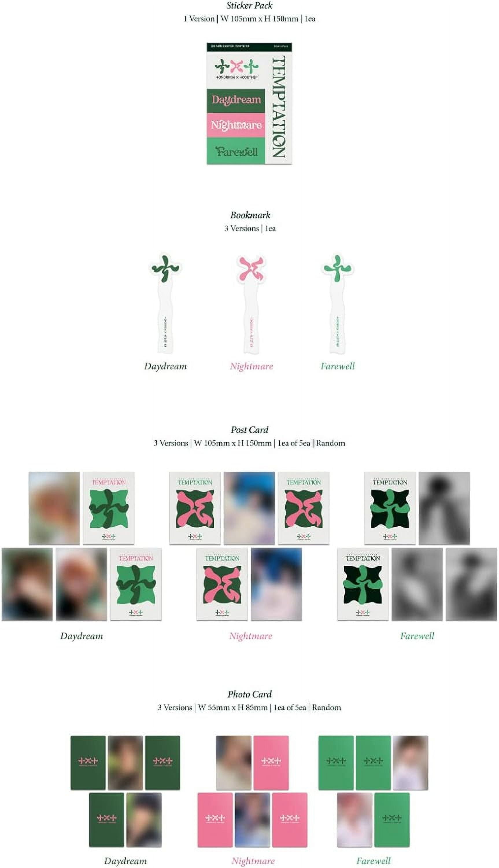 TXT アルバムTEMPTATION Daydreamデイドリーム新品未開封 TXT アルバムTEMPTATION Daydreamデイドリーム新品未開封