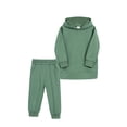 thumbnail image 6 of GYRATEDREAM Girls Boys 2 Piece Tracksuit Athletic Sweatsuits Sets Hooded Sweatshirt and Jogger Sweatpants Clothing Sets for 3-4Y Multi-color, 6 of 9
