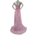 thumbnail image 2 of Vedolay Maternity Dress Pregnant Womens Maternity Off Shoulder Maxi Dress Photography Photo Long Gown(Pink,M), 2 of 5