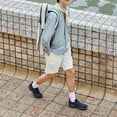thumbnail image 6 of AMANSSE Men's Air Cushion Casual Sock Sneakers Non Slip Lightweight Running Shoes Lightweight Comfortable Tennis Workout Shoes Navy Blue Size 11, 6 of 6