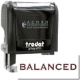 thumbnail image 1 of Self-Inking Balanced Stamp, Trodat Printy 4911, Press and Print Stamping, Impression Size 5/8" x 1-1/2", Up to 10,000 Impressions - Brown Ink, 1 of 10