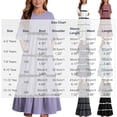 thumbnail image 3 of Girls Summer Maxi Dress Kids Striped Short Sleeve T-Shirt Dress for School Casual Dress with Pockets Black 9-10 Years, 3 of 7