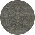 thumbnail image 1 of Ahgly Company Indoor Round Mid-Century Modern Taupe Brown Oriental Area Rugs, 6' Round, 1 of 6