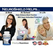 Brain Booster Supplement NeuroShield Advanced Memory Formula with Bacopa, Huperzine-A and More One Bottle