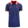 thumbnail image 3 of Mens Short Sleeve Printed Polo Shirts Slim Fit, 3 of 10