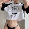thumbnail image 3 of Camiseta corta de Anime japonés de Manga, camiseta de Jujutsu Kaisen, camisetas Gojo Satoru, camisetas recortadas de Yuji Itadori, camiseta gótica, 3 of 5