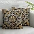 thumbnail image 3 of JEUXUS Bohemian ThroPillowCovers, Mandala PillowCovers, Boho Retro Floral Persian Exotic Tribal Cushion&nbsp;Covers, Vintage Antique Damask Decorative&nbsp;Accent&nbsp;Pillow&nbsp;Cases, 3 of 5