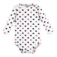 thumbnail image 4 of Hudson Baby Cotton Long-Sleeve Bodysuits, 3-Pack, Newborn- 24 Months, 4 of 5