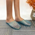 thumbnail image 5 of GJPBGK Women’s Comfortable Slip-On Jelly Sandals - Breathable Mesh PVC Flat Slippers, Closed-Toe Non-Slip Beach Shoes for Summer, Lightweight for Outdoor Travel & Casual Wear, 5 of 7