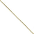 thumbnail image 4 of 10K Yellow Gold 2.25mm Diamond Cut Quadruple Rope Chain Bracelet 8 Inch, 4 of 5