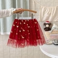 thumbnail image 2 of Kogui Tutu Girls Skirt Layered Tulle Fluffy Tutu Skirt Princess Dancing Ballet Underskirt Size 7-8T (Wine,7-8 Years), 2 of 7