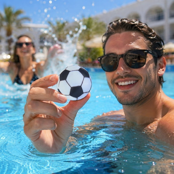 JIhuahe Pool Toys Bouncing Ball - Beach Ball Water Bouncing Beach Balls Small Beach Ball Bounce Balls for Pool Water Skipping Ball