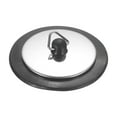 thumbnail image 1 of Tapón de desagüe para bañera de 1.69", tapón de fregadero de goma universal, plateado, 1 of 6