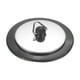 thumbnail image 1 of Tapón de desagüe para bañera de 1.69", tapón de fregadero de goma universal, plateado, 1 of 6