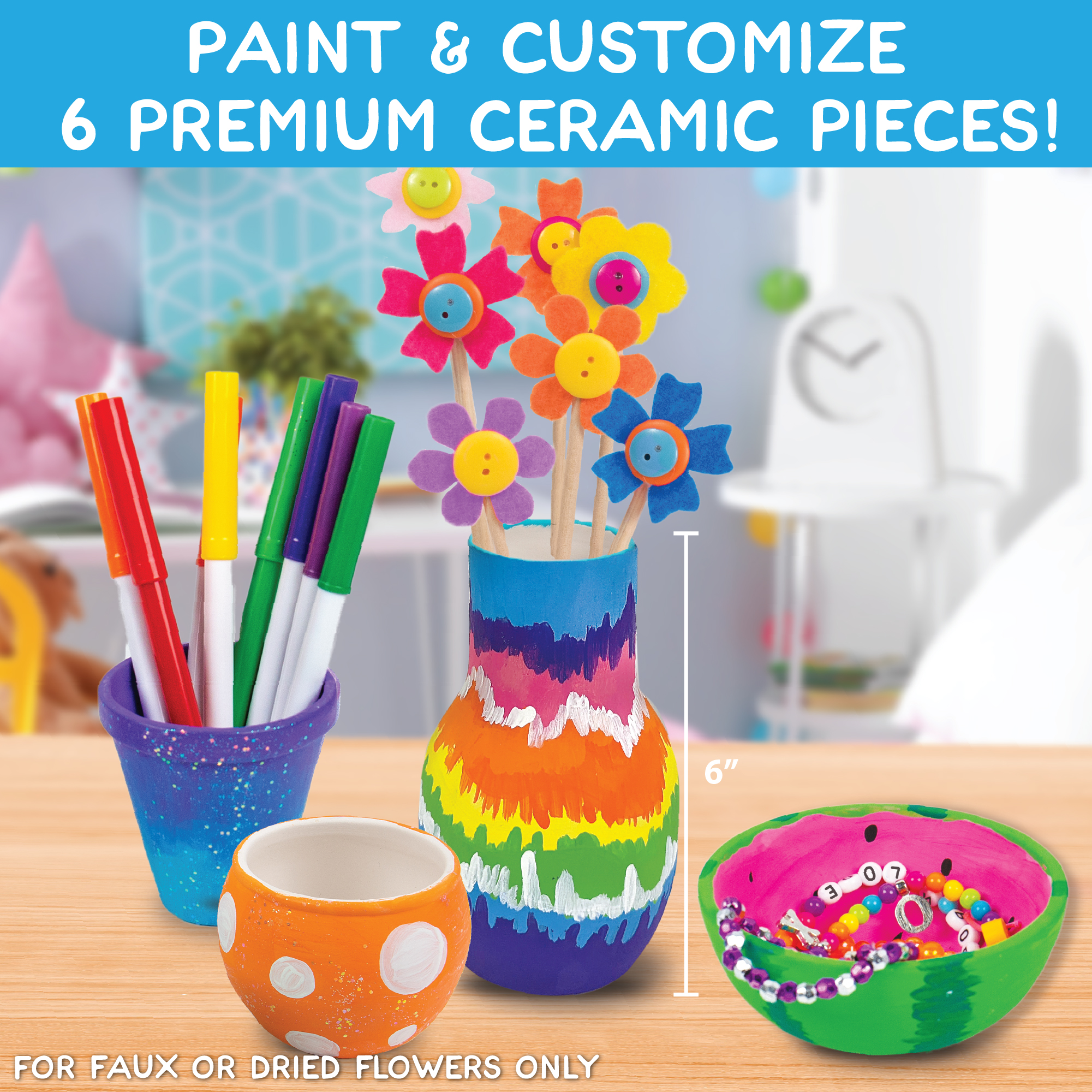 Made By Me Paint Your Own Ceramic Pottery Kit photo 7