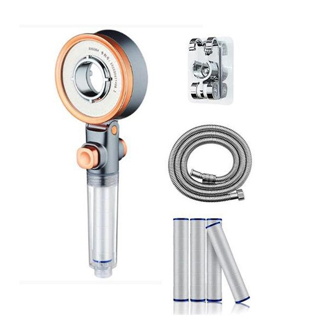 Cabezal de ducha de doble cara con ahorro de agua, ducha de mano de alta presión Afortunado Sencillez