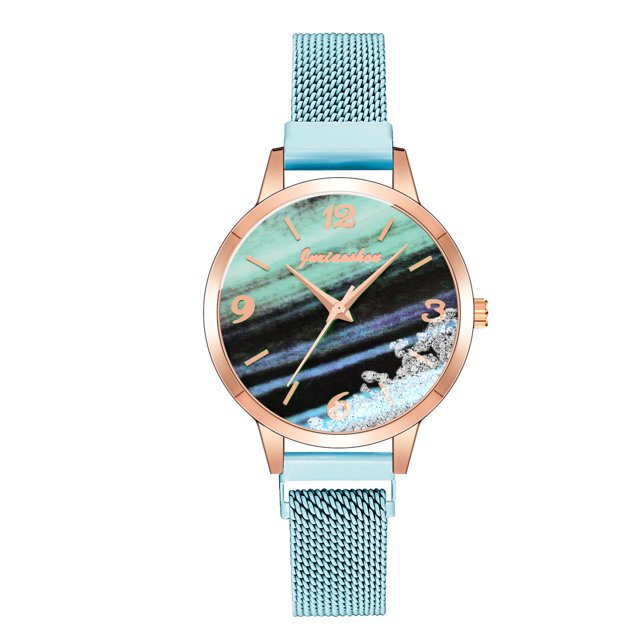 Jusqu'à 65 % de Rabais Montre Mode Femme Horloge Acier Inoxydable Décontractée Robe Poignet Cristal Collier Bagues Boucle d'Oreille Bijoux en Liquidation
