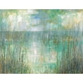 thumbnail image 2 of Manning, Ruane 14x12 Black Ornate Wood Framed with Double Matting Museum Art Print Titled - Morning Reflection, 2 of 4