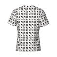 thumbnail image 6 of Vsdgher Airplane Print Men's Dry Fit Mesh Athletic Shirts Moisture Wicking Tennis T-Shirt Tops, 6 of 9