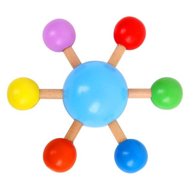Juguete De Descompresión De Juguete De Descompresión Con Giroscopios Coloridos De Madera Para Niños Y Adultos seitruly FN007109-01
