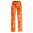 thumbnail image 3 of Satingcolo Halloween Pants for Women Lounge Pajamas Bottom Cute Pjs Fall Active Joggers Halloween Themed Print Pajamas pants, 3 of 8