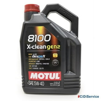 Motul 8100 X-Clean Gen2 5W40 (5 Liter) - Walmart.com
