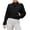 Black-TOPS, variant on Women's Stand Collar Mesh Zip Up Cropped Athletic Jacket Lightweight Breathable Windbreaker Trendy Solid Gym Runing Outwear Black M