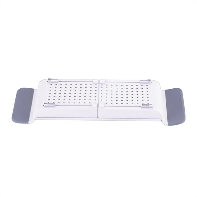 RKSTN Bathtub rack Expandable Bathtub Storage Rack Tub Stand Tray Table Bathroom Storage Bag Stand
