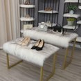 thumbnail image 4 of EcoNesxp 16x16 16x16 inchG Non-slip Table Mat Luxury Faux Fur Dressing Table Table Cloth, 4 of 5