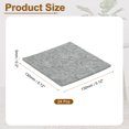 thumbnail image 2 of Felt Furniture Pads, 24Pack 5.12" x 5.12" Adhesive Backed Felt Non-slip Anti-scratch Chair Leg Protectors for Protecting Hardwood Floor, Grey, 2 of 7