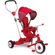 Radio Flyer, Ride & Stand Stroll 'n Trike, Platform for Second Rider, Red