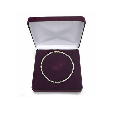 Ultra-Luster 11-12mm White Genuine Cultured Freshwater Pearl 18" Necklace and 14kt Yellow Gold Filigree Clasp