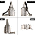 thumbnail image 7 of FORMRS Womens Crossbody Sling Bag Travel Daypack Shoulder Chest Backpack, Brown Abstract Stripes, 7 of 7