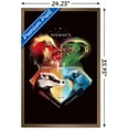 thumbnail image 3 of The Wizarding World: Harry Potter - Hogwarts House Crests Wall Poster, 22.375" x 34", Framed, 3 of 3