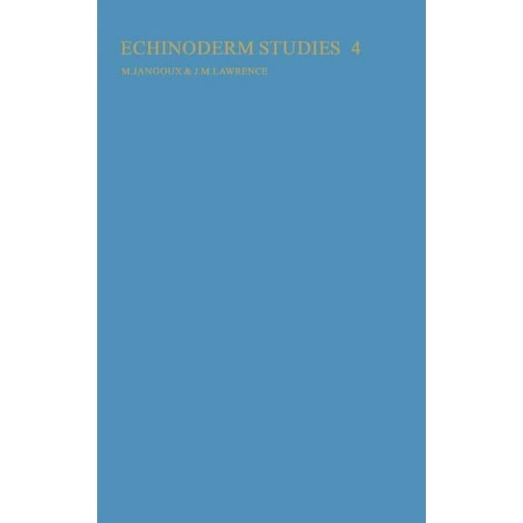 Echinoderm studies 4 (1993), (Hardcover)
