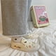 thumbnail image 5 of Zapatos sin cordones para mujer, zapatillas de deporte informales, elegantes, suaves y cómodas, zapatos de lona para mujer, Beige 38, 5 of 12