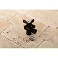 thumbnail image 3 of Kingston Brass CC43200 1/2" Sweat x 3/8" OD Comp Angle Stop Valve, Matte Black, 3 of 7