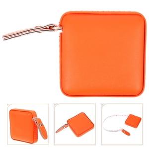 COMPUKAS Bande de mesure du corps rétractable 1Pcs Mesure de bande polyvalente pour mesure du corps en ligne jaune orange