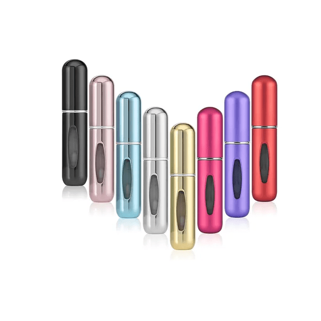 8 Pcs Mini Atomizador Para Perfume Capsula Viaje Portable Xtellar multicolor