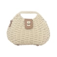 thumbnail image 2 of Bolso bandolera para mujer, portátil, elegante, tipo cartera, informal, para hombro Beige, 2 of 9