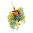 thumbnail image 5 of Bird Parrot Toys Hanging Perch Pet Cage Swing Toy for Parakeets Cockatiels, Conures, Macaws, Parrots, , Finches +Rattan Ball S, 5 of 9