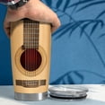 thumbnail image 5 of Guitar Tumbler Cup 20oz Guitarist Stainless Steel Insulated Tumblers Guitars Coffee Travel Mug Gift for Musician Players Guitar Lovers Gifts for Birthday Christmas, 5 of 6