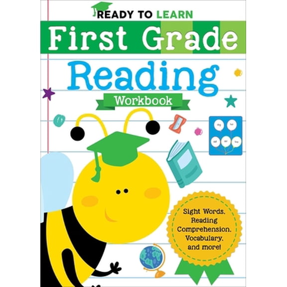 Pre-Owned Ready to Learn: First Grade Reading Workbook: Sight Words, Reading Comprehension, Vocabulary, and More! (Paperback) 1645173283 9781645173281