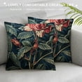 thumbnail image 3 of Chilfamy Throw Pillow CoversGolden Bough Jasmine Marigold Honeysuckle Flowers Pillow Cases Decorative Cushion Covers for Sofa Couch White, 3 of 5