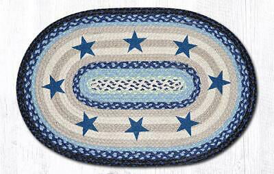 AMISH HORSE & BUGGY 100% Natural Jute Rug 27" x 8.25" Oval Capitol Earth Rugs 