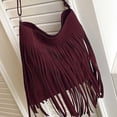 thumbnail image 5 of gcong Elegant Finish Messenger Bag With Tassel Small Square Design For Daily Use And Versatile Occasions, 5 of 6