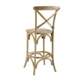thumbnail image 2 of Linon Roxy 24" Indoor Counter Stool with Rattan Seat, Graywash, 2 of 4